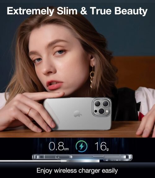 "TORRAS Crystal Clear Armor: Sleek and Strong Protection for Your iPhone 16 Pro!" - 이미지 7