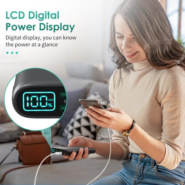 "Ultimate 38800mAh Power Bank: Stay Charged Anywhere with LCD Display & 5 USB Outputs for All Devices!" - Image 8