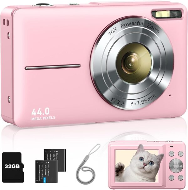 Colorful FHD 1080P Kids Camera: Fun, Compact & Ready for Adventure!