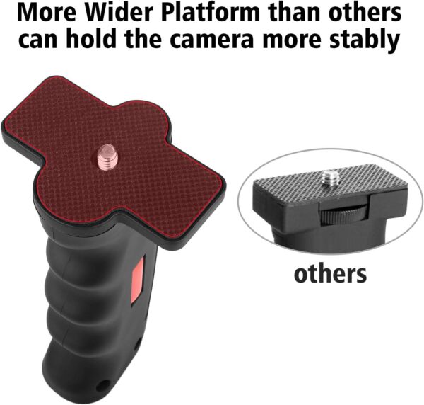 "Chromlives Adventure Grip: Your Ultimate 1/4" Stabilizer for DSLR, Smartphone, and Action Cameras!" - Image 4