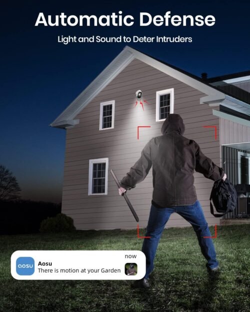 "Ultimate 4-Cam Wireless Security System: Crystal Clear 2K Vision & Nighttime Spotlight for Effortless Home Protection" - 이미지 7