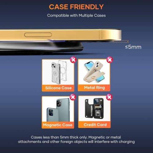 "Ultimate 15W Fast Wireless Charging Pad: Power Up Your iPhone 16-8 & Samsung Galaxy S Series Effortlessly!" - 이미지 5