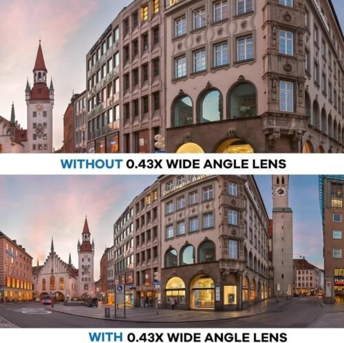 Transform Your Shots: 0.43x Wide Angle + Macro HD Lens for Canon DSLR Cameras - 이미지 6