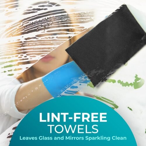 Eco-Friendly 100-Pack Microfiber Cleaning Cloth Roll: Ultimate Tear-Away Solution for Effortless, Lint-Free Housekeeping! - 이미지 6