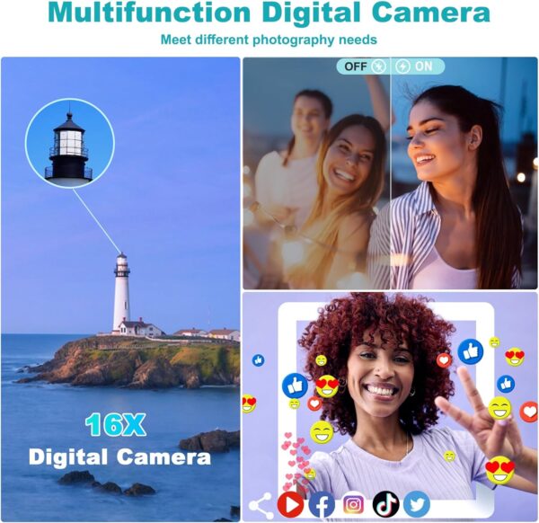 "Unleash Creativity: The Ultimate 4K 56MP Flip Screen Camera for Aspiring Vloggers and Photographers!" - Image 5