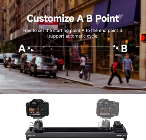 "Unlock Cinematic Potential: Accsoon Toprig 24” Motorized Slider with Smart Dual Control and Dynamic Features" - 이미지 5