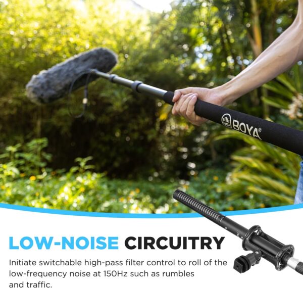 Capture Crystal Clarity: Boya BY-BM6060 Super-Cardioid XLR Microphone for Film, Interviews, and Podcasts - Image 3