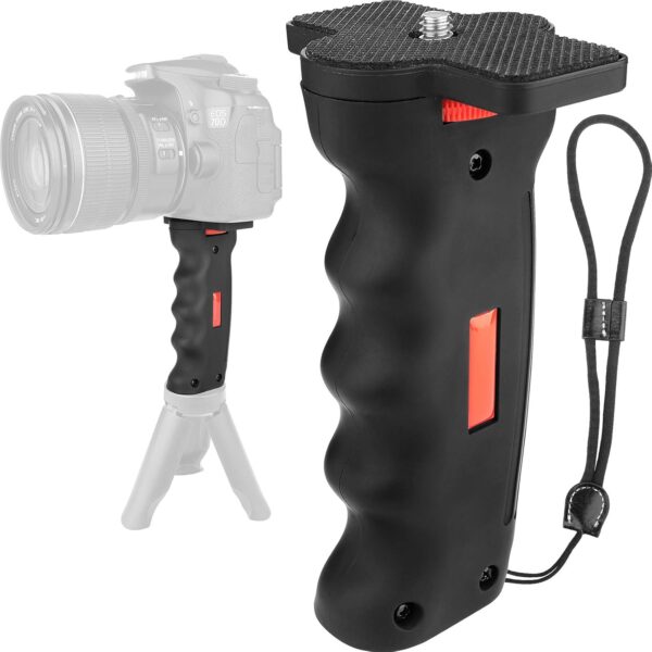 "Chromlives Adventure Grip: Your Ultimate 1/4" Stabilizer for DSLR, Smartphone, and Action Cameras!"