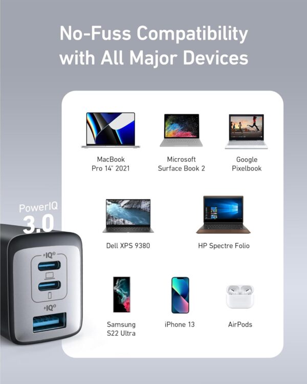 Power Up Anywhere: Anker’s Compact 65W USB-C Charger with Triple Ports for All Your Devices! - Image 7