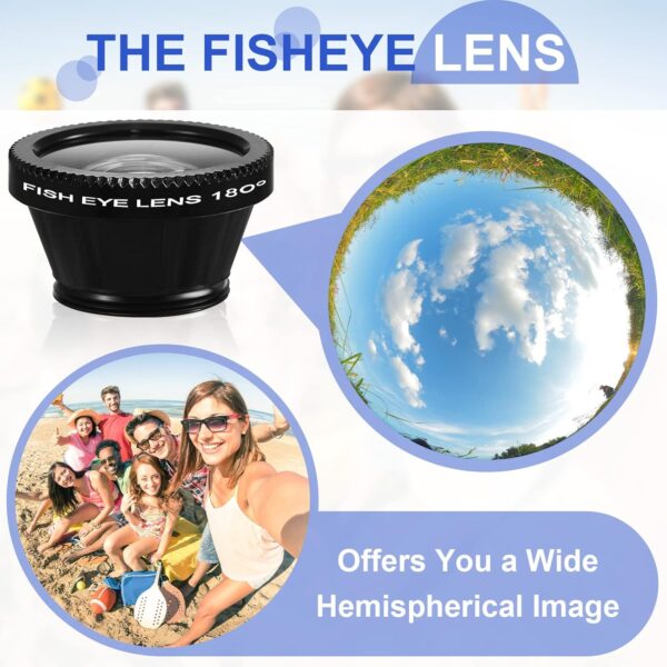 Ultimate 3-in-1 Smartphone Lens Set: Elevate Your Videos and Vlogs with Fisheye, Macro, and Wide Angle Magic! - Image 7