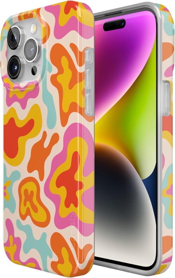 Tropical Vibes: Retro-Inspired Casely iPhone 15 Pro Case with MagSafe Magic - Image 3