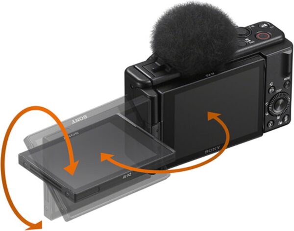 Sony ZV-1F Content Creator's Ultimate Kit: 128GB Extreme Memory, Mic, Video Light, Editing Software U-Grip, and Tripod Bundle (21pc) - Image 4