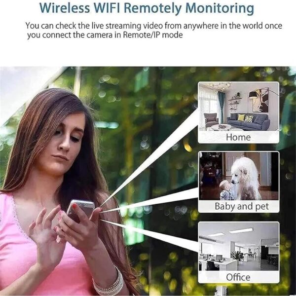 Mini 4G Wireless WiFi Camera 1080P HD with Night Vision & Motion Detection – Compact Spy Camera for Home, Baby, Pet & Car Monitoring (3pcs) - Image 5