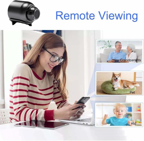 Mini 4G Wireless WiFi Camera 1080P HD with Night Vision & Motion Detection – Compact Spy Camera for Home, Baby, Pet & Car Monitoring (3pcs) - Image 3