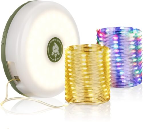 Illuminate Your Adventures: Versatile 32.8FT Rechargeable Camping String Lights with 8 Sparkling Modes! - 이미지 9