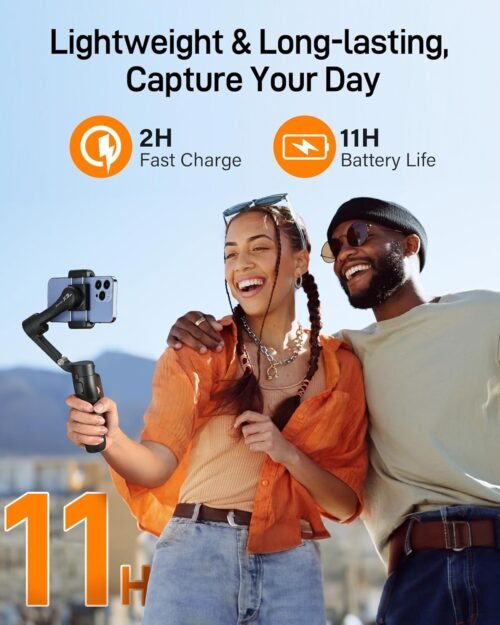 "Capture the Moment: The Ultimate Portable 3-Axis Gimbal Stabilizer for Your iPhone and Android Adventures!" - 이미지 7