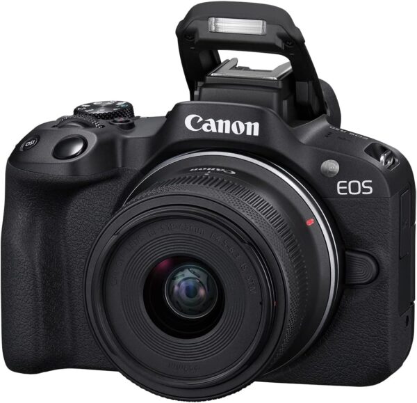 Canon EOS R50 Mirrorless Camera RF-S18-45mm F4.5-6.3 is STM Lens Kit, 24.2 Megapixel CMOS (APS-C) Sensor, 4K Video, Hybrid Camera, Photo and Video, Vlogging, Content Creator, RF Mount, Black - Image 7