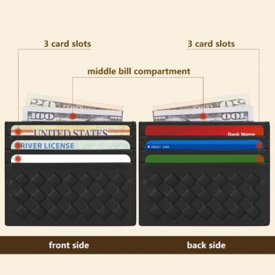 Sleek & Chic: The Unaone Slim Leather Wallet for Effortless Organization - 이미지 3