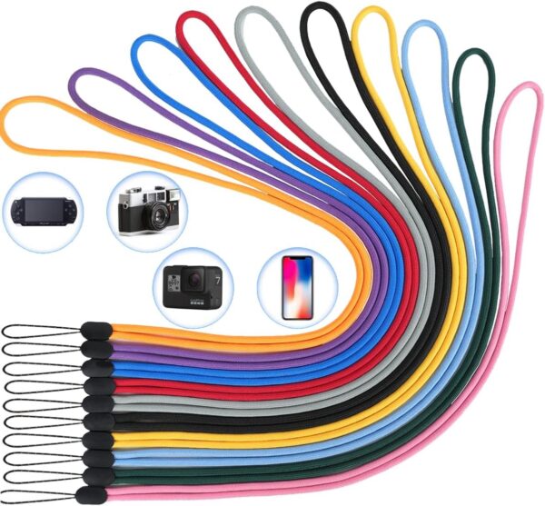 YOUOWO 10 Pack Lanyards Colored Neck Lanyard Straps For Pen Cellphone Whistles id Badges Holder Keys Office Name Badges ID Card (10 Colors - Combination 2) - Image 5