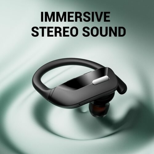 Ultimate 80-Hour Bluetooth Earhooks: Waterproof Noise-Canceling Earbuds for Active Lifestyles - 이미지 2