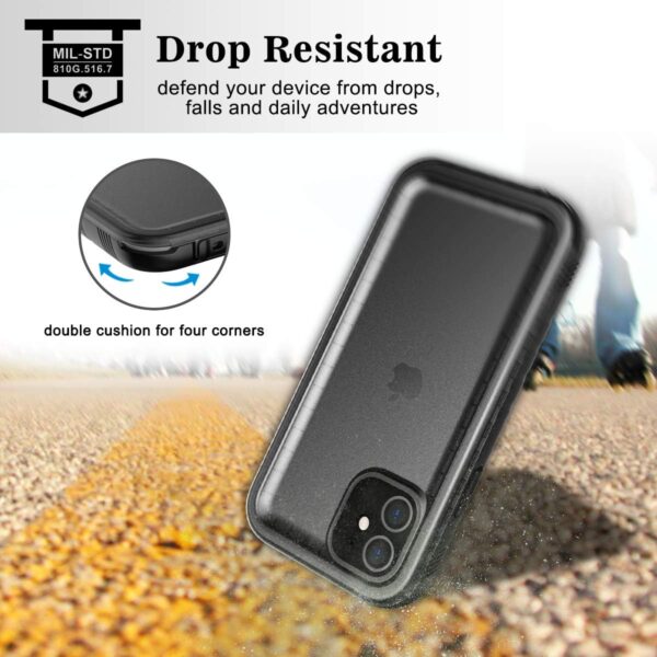 "Ultimate Protection: SPORTLINK Waterproof & Rugged Case for iPhone 11 - Shockproof, Dustproof, and Built-In Screen Shield" - Image 6