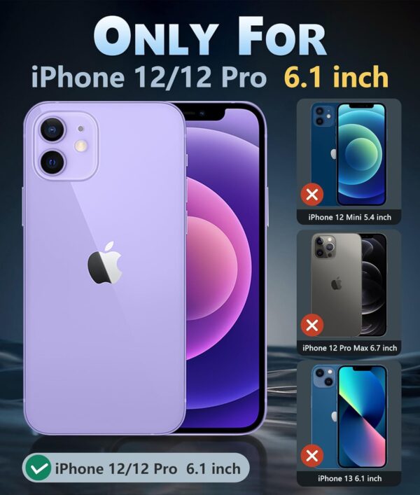 "FNTCASE: The Ultimate Clear Armor for iPhone 12 & 12 Pro – Military-Grade Protection Meets Style!" - Image 2