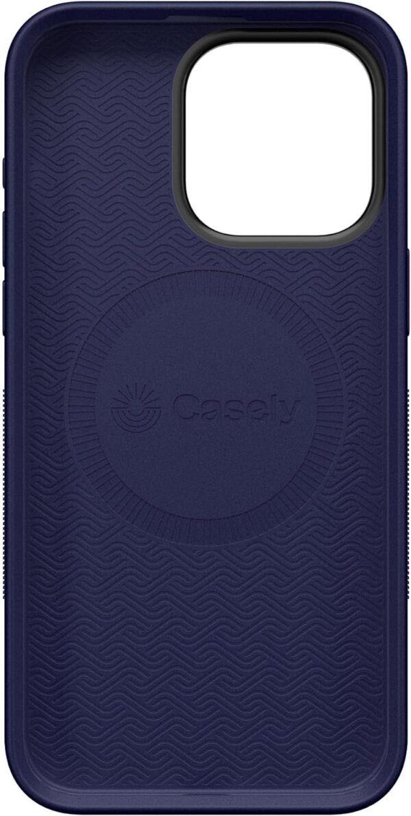 Casely iPhone 15 Pro Case | Full Bloom | Navy Floral | Bold Case | Compatible with MagSafe and Action Button - Image 6