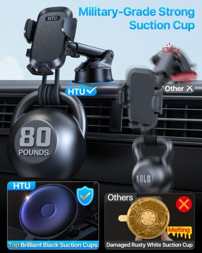 The 2025 PowerGrip Phone Mount: Unmatched Suction & Military Precision for Your Vehicle! - 이미지 2