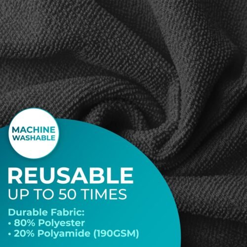 Eco-Friendly 100-Pack Microfiber Cleaning Cloth Roll: Ultimate Tear-Away Solution for Effortless, Lint-Free Housekeeping! - 이미지 4