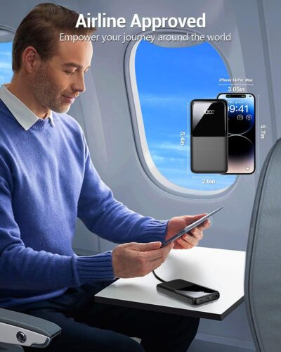 Ultimate 15000mAh Fast Charging Power Bank with Built-in USB-C & iOS Cables – Your On-the-Go Energy Solution! - 이미지 7