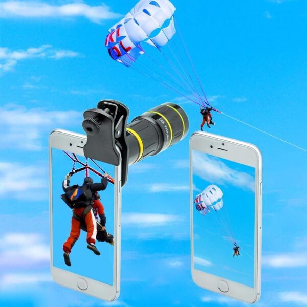 Ultimate 6-in-1 Clip-On Lens Bundle: Elevate Your Smartphone Photography with 18x Zoom and Tripod! - Image 3