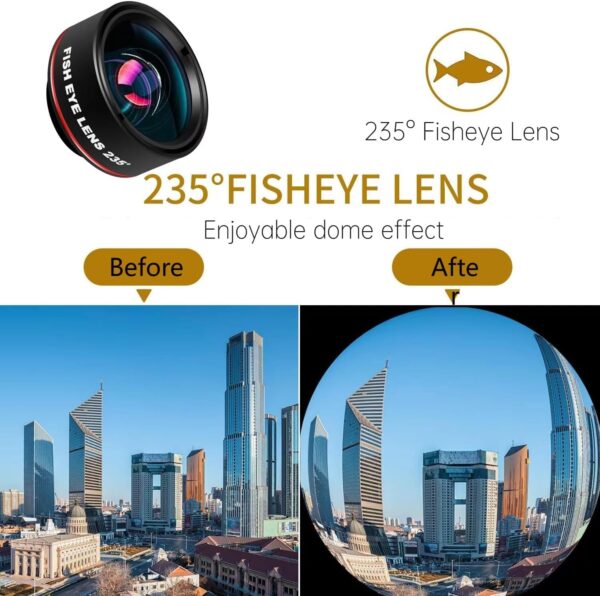 Transform Your Photography with the Universal 235° Fisheye Lens for All Smartphones! - Image 3