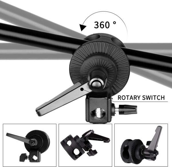 Versatile 45W Dimmable LED Lighting Kit with Dual Color Temperature and 3 Softbox Set for Stunning Portraits and Video Creations - Image 4