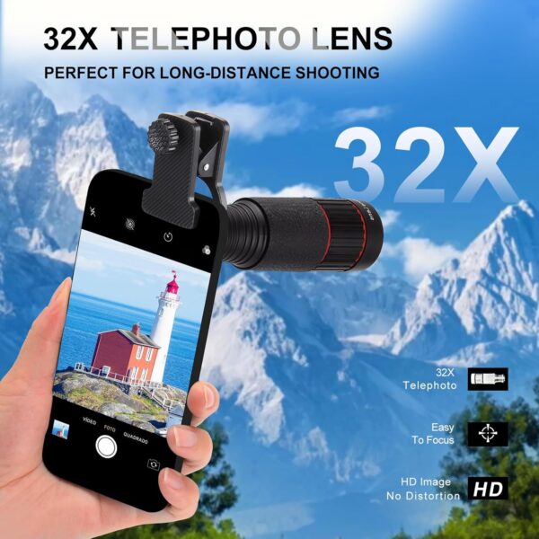 "Ultimate 32X Telephoto Lens: Transform Your Smartphone into a Professional Zoom Camera!" - Image 5