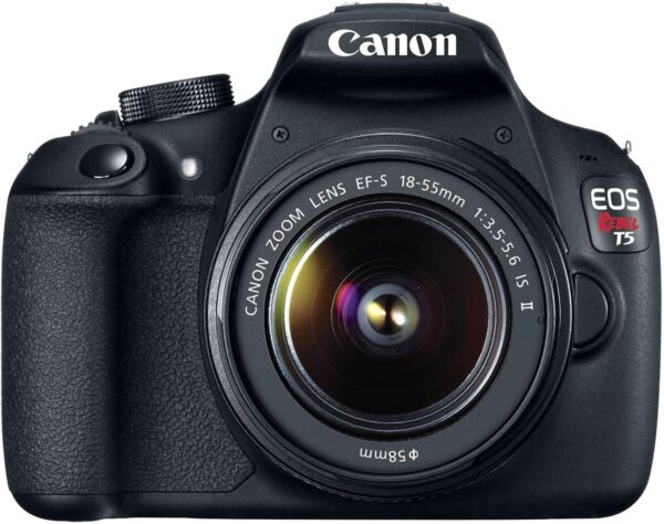 Revitalize Your Photography: Canon EOS Rebel T5 with EF-S 18-55mm Lens - Renewed Brilliance!