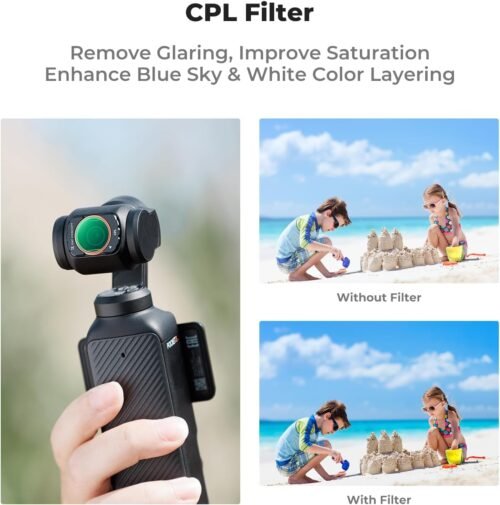 "Unlock Your Creativity: K&F Concept Magnetic Filter Trio for DJI Osmo Pocket 3 – ND & CPL Mastery in One Set!" - 이미지 4