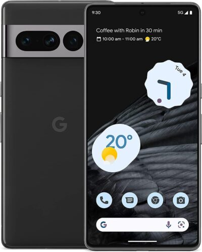 Revitalize Your Connectivity: Google Pixel 7 Pro 5G with 128GB Storage & 12GB RAM - Obsidian (Renewed)