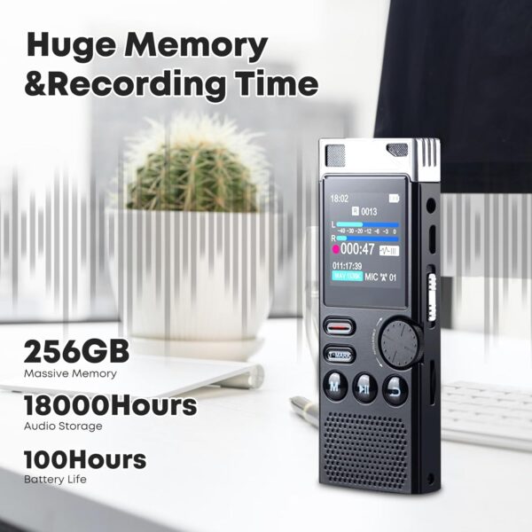 "Unleash the Power of Sound: WUCOTC 264GB Voice Recorder—Your Ultimate Companion for Meetings and Lectures!" - Image 2