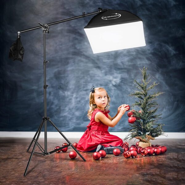 Illuminate Your Creations: The Ultimate Professional Softbox Lighting Kit for Stunning Portraits and Videos - Image 2