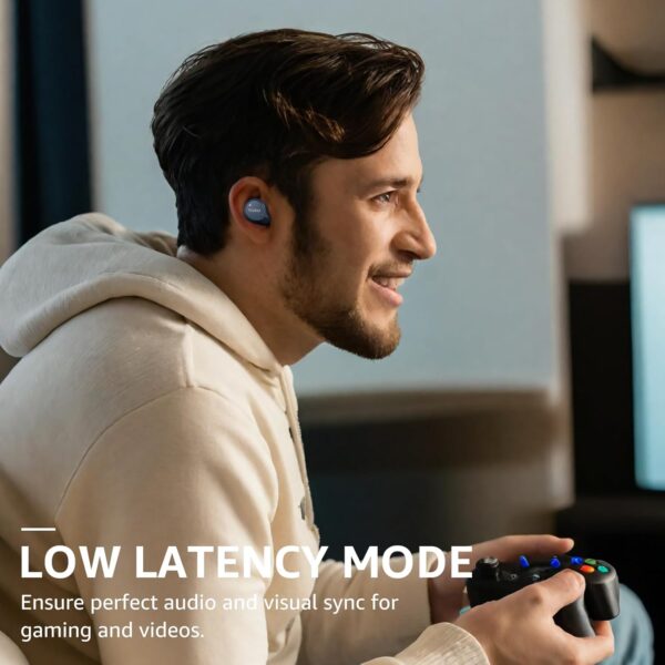 SoundShield Pro: Ultimate Wireless Earbuds with 6-Mic Clarity, IPX8 Waterproof Protection, 59-Hour Playtime, and Custom EQ via App! - Image 8