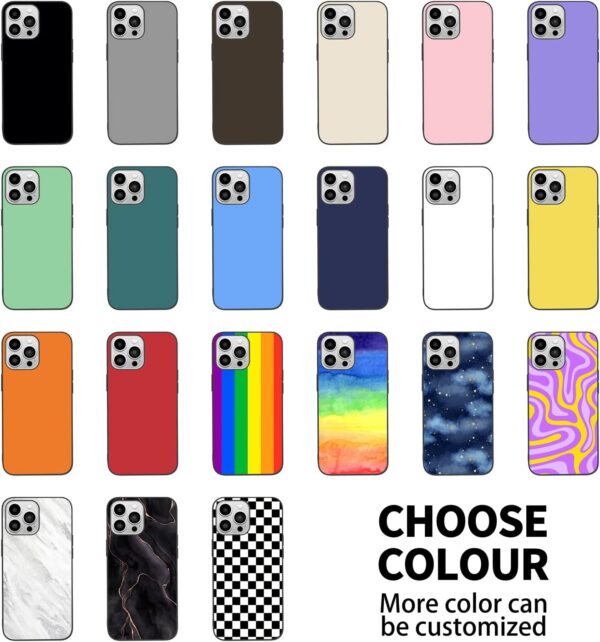 Easycosy Personalized Picture Phone Cases for 16 15 14 13 12 11 Pro/Max/Mini XR X Xs Max Custom Multiple Photo iPhone Case for Friends Family Birthday Gifts Customized Full Protection TPU Cover - Image 2