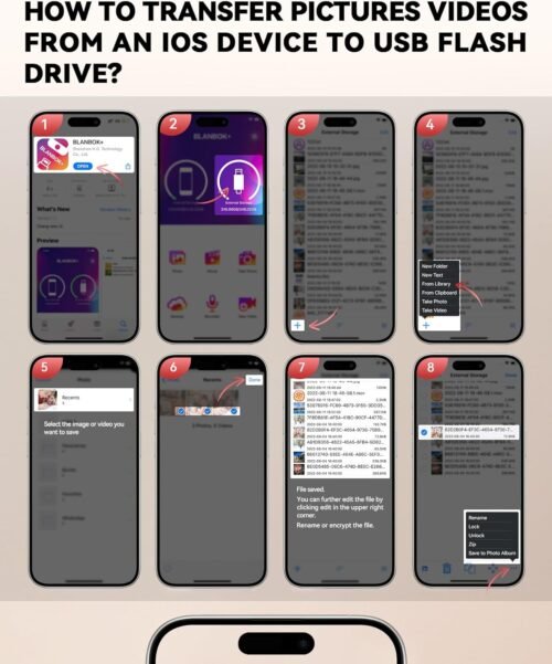 “Ultimate 128GB iPhone Photo Stick: Fast & Versatile Flash Drive for All Your Devices!” - 이미지 9