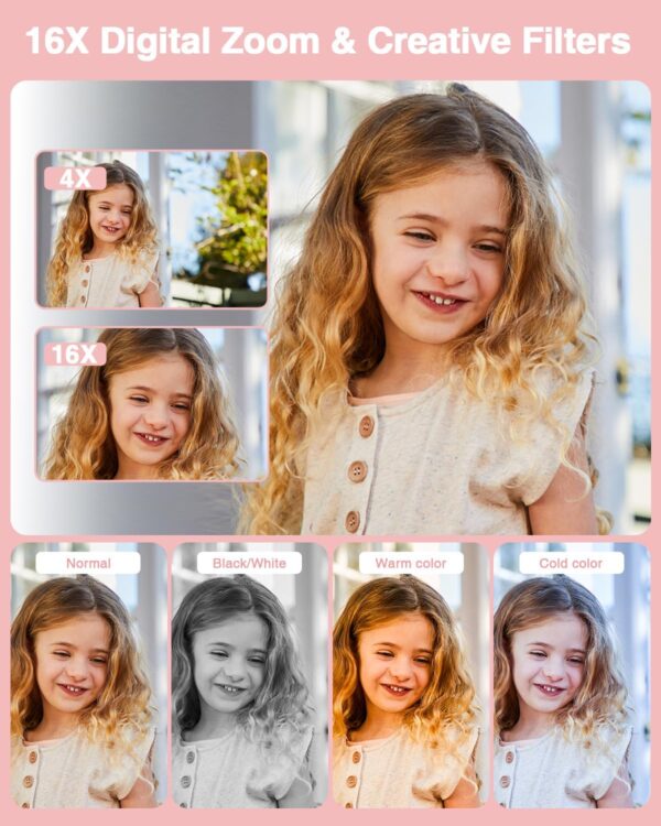 Colorful FHD 1080P Kids Camera: Fun, Compact & Ready for Adventure! - Image 7