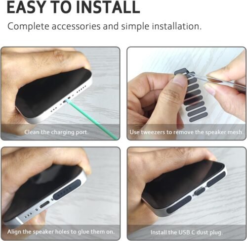 "Ultimate USB-C Defense: 4-Pack Anti-Dust Port Protectors for All Your Devices!" - 이미지 6