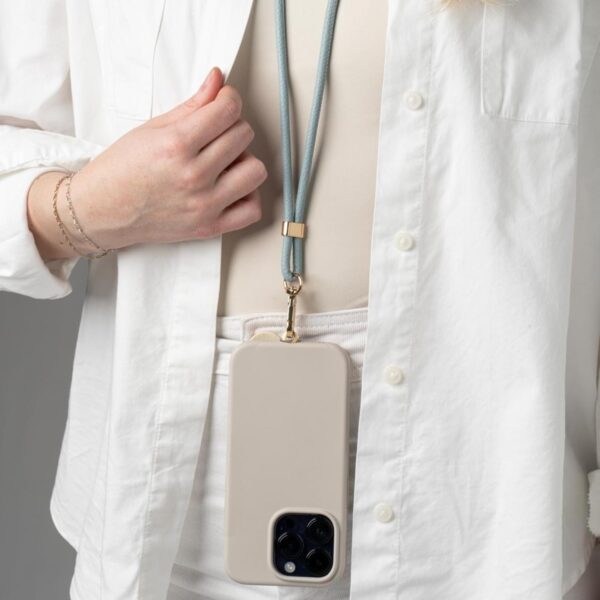 KEDZIE Smartphone Lanyard Set Vegan Leather Universal Phone Lanyard Adjustable Sliders Compatible with Most Smartphones - Image 7