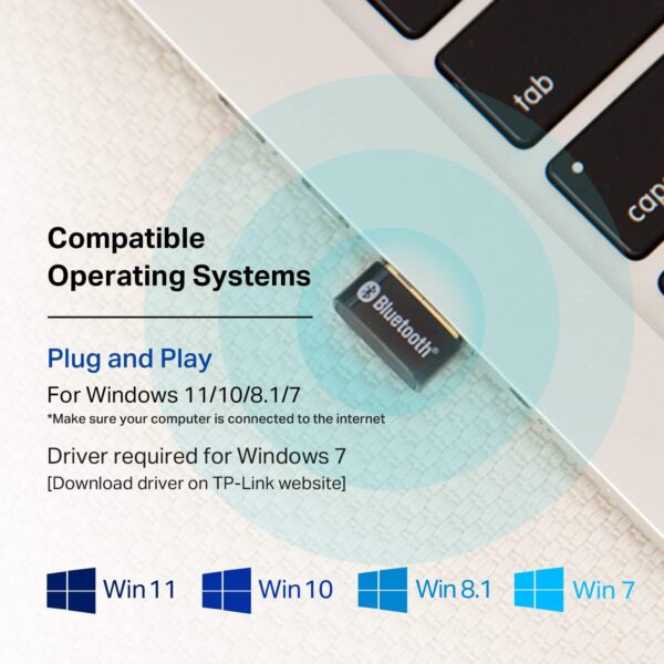 "Upgrade Your Connectivity: TP-Link UB500 Nano Bluetooth 5.0 Adapter for Seamless PC Gaming & Streaming" - Image 3