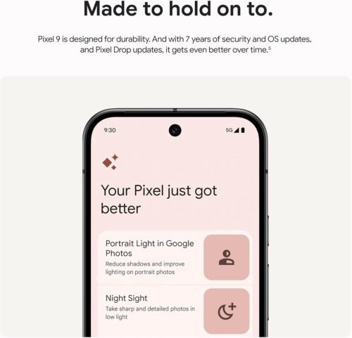 Unleash the Power: Google Pixel 9 - Unlocked Android Marvel with Gemini, All-Day Battery, Stellar Camera, and 6.3" Actua Display in Peony - 128 GB! - 이미지 7