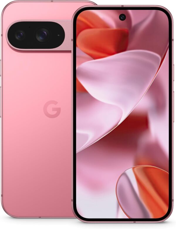 Unleash the Power: Google Pixel 9 - Unlocked Android Marvel with Gemini, All-Day Battery, Stellar Camera, and 6.3" Actua Display in Peony - 128 GB!
