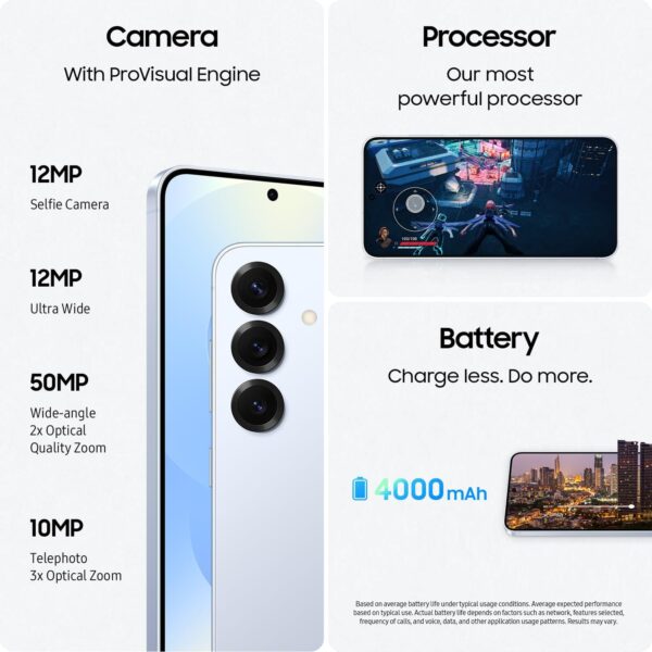 SAMSUNG Galaxy S25 Cell Phone, 128GB AI Smartphone, Unlocked Android, AI Camera, Fast Processor, ProScaler Display, Long Battery Life, 2025, US 1 Yr Manufacturer Warranty, Silver Shadow - Image 6