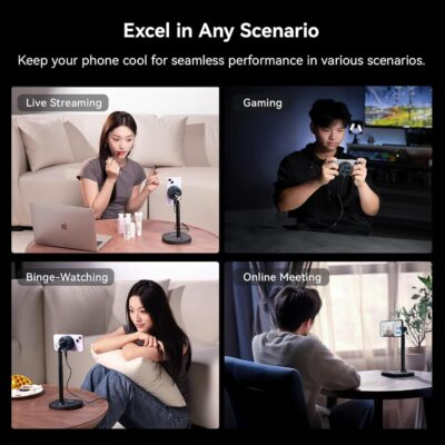 Revolutionize Your Setup: ULANZI SK-10 Magnetic 3-in-1 Phone Stand with Cooling Fan & Wireless Charger! - 이미지 7